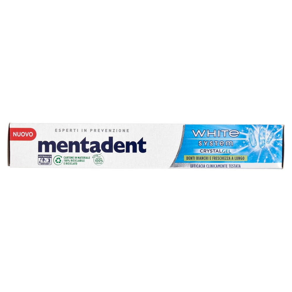 Mentadent White System Crystal Gel 75 ml